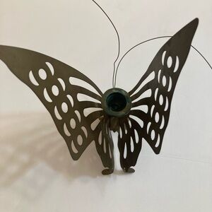 Vintage brass butterfly firgure